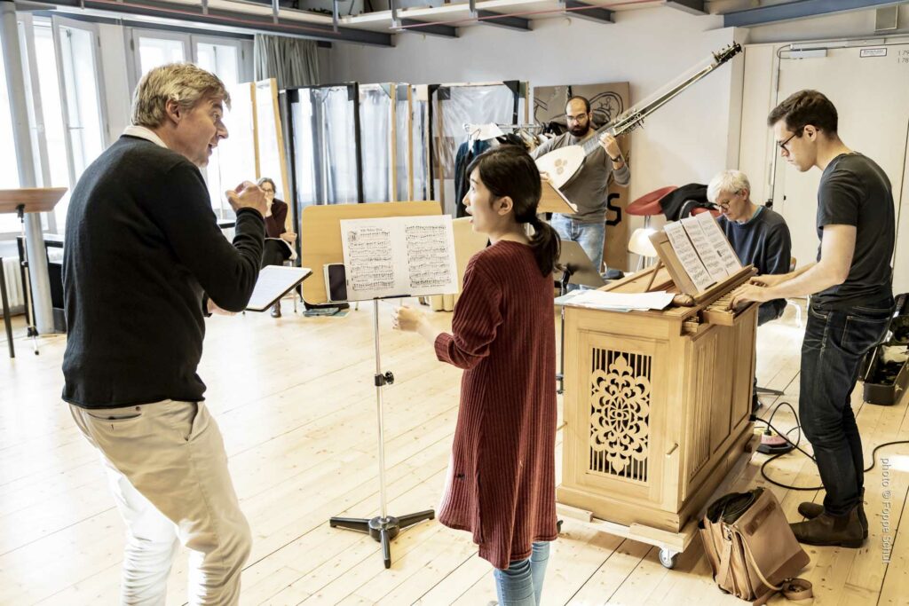 Einzelunterricht in der Musikhochschule Lübeck, Meisterkurse 2021, © Foppe Schut